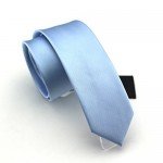 Elviros Mens Eco-friendly Fashion Solid Color Slim Tie 2.4'' (6cm)