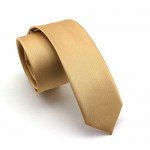 Elviros Mens Eco-friendly Fashion Solid Color Slim Tie 2.4'' (6cm)