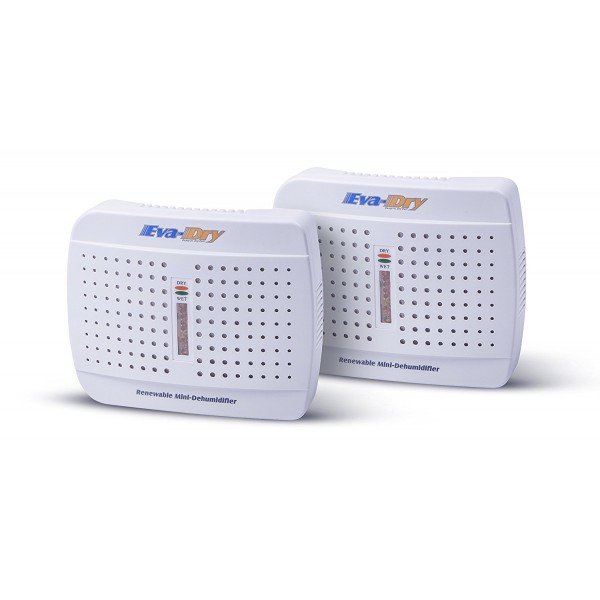 Eva-dry E-333 Renewable Mini Dehumidifier 2-PACK