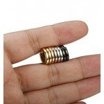 FIBO STEEL 13MM Stainless Steel Small Hoop Earrings for Men Women Huggie Earrings CZ Inlaid