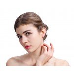 FIBO STEEL 13MM Stainless Steel Small Hoop Earrings for Men Women Huggie Earrings CZ Inlaid