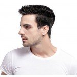 FIBO STEEL 13MM Stainless Steel Small Hoop Earrings for Men Women Huggie Earrings CZ Inlaid