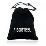FIBO STEEL 3 Pairs Stainless Steel Black Stud Earrings for Men Women CZ Earrings, 3mm-8mm Available
