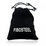 FIBO STEEL 3 Pairs Stainless Steel Black Stud Earrings for Men Women CZ Earrings, 3mm-8mm Available