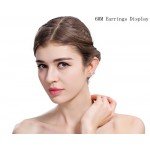 FIBO STEEL 3 Pairs Stainless Steel Magnetic Earrings for Men Women CZ Studs Earrings,4-8MM
