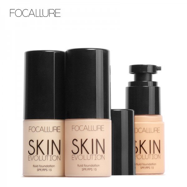 FOCALLURE Face Makeup Base Face Liquid Foundation BB Cream Concealer Foundation Primer Easy to Wear Soft Carrying