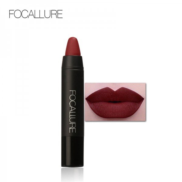 FOCALLURE Matte Lipstick pencils Lips  Makeup Cosmetics Waterproof  lipstick purple Lip Gloss Rouge a Labial lipstick pen