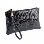 Fahion wallet Womens Crocodile PU Leather Clutch Handbag Coin Purse Crocodile purse Clutch Super quality carteras mujer #yl