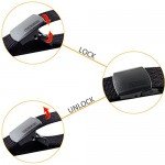 Fairwin Men's Military Tactical Web Belt, Nylon Canvas Webbing YKK Plastic Buckle Belt