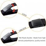 Fairwin Men's Military Tactical Web Belt, Nylon Canvas Webbing YKK Plastic Buckle Belt