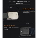 Fairwin Men's Military Tactical Web Belt, Nylon Canvas Webbing YKK Plastic Buckle Belt