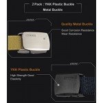 Fairwin Men's Military Tactical Web Belt, Nylon Canvas Webbing YKK Plastic Buckle Belt
