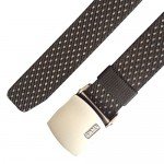 Fairwin Men's Military Tactical Web Belt, Nylon Canvas Webbing YKK Plastic Buckle Belt