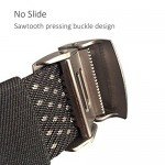 Fairwin Men's Military Tactical Web Belt, Nylon Canvas Webbing YKK Plastic Buckle Belt