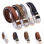 Fashion Female Women Belt Hot Ladies Faux Leather Metal Buckle Straps Girls Summer Dress Accessories