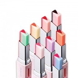 Fashion Korean Bite Lipstick V Cutting Two Tone Tint Silky Moisturzing Nourishing Lipsticks Balm Lip Cosmetic HJL2017