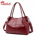 Fashion Leather Handbag Women Shoulder Bag Ladies Simple Luxury Handbags Large Casual Shoulder Messenger Bag Mummy Bags Sac Tote