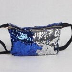 Fashion Reversible Sequin Glitter Waist Fanny Pack Belt Bum Bag Pouch Hip Purse Waist Packs