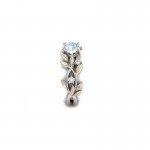 Fashion Silver Color Crystal Flower Vine Leaf Design Rings For Women Femme Ring Vintage Statement Jewelry Lover Gift