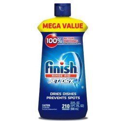Finish Jet-Dry Rinse Aid, 23oz, Dishwasher Rinse Agent & Drying Agent
