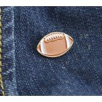 Football Enamel Cufflink + Lapel Pin + Tie Bar