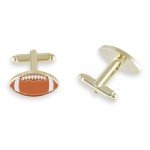 Football Enamel Cufflink + Lapel Pin + Tie Bar