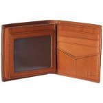 Fossil Men's Rfid Flip ID Bifold Wallet