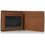 Fossil Men's Rfid Flip ID Bifold Wallet