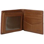 Fossil Men's Rfid Flip ID Bifold Wallet