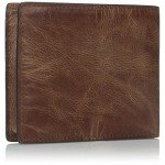 Fossil Men's Rfid Flip ID Bifold Wallet
