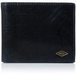 Fossil Men's Rfid Flip ID Bifold Wallet