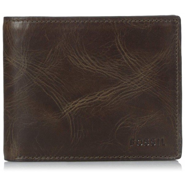 Fossil Men's Rfid Flip ID Bifold Wallet