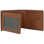 Fossil Men's Rfid Flip ID Bifold Wallet