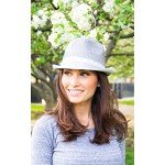 Funky Junque UPF50+ Adjustable Multicolor Woven Pattern Short Brim Fedora Hat