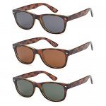GAMMA RAY CHEATERS Best Value Polarized UV400 Classic Style Sunglasses with Mirror Lens and Multi Pack Options