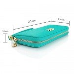 GEARONIC TM Women Wallet Long Clutch Faux Leather Card Holder Fashion Purse Lady Woman Handbag Bag