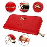 GEARONIC TM Women Wallet Long Clutch Faux Leather Card Holder Fashion Purse Lady Woman Handbag Bag