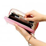 GEARONIC TM Women Wallet Long Clutch Faux Leather Card Holder Fashion Purse Lady Woman Handbag Bag