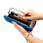 GEARONIC TM Women Wallet Long Clutch Faux Leather Card Holder Fashion Purse Lady Woman Handbag Bag