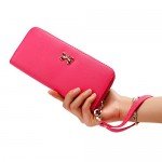 GEARONIC TM Women Wallet Long Clutch Faux Leather Card Holder Fashion Purse Lady Woman Handbag Bag