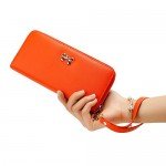 GEARONIC TM Women Wallet Long Clutch Faux Leather Card Holder Fashion Purse Lady Woman Handbag Bag