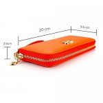 GEARONIC TM Women Wallet Long Clutch Faux Leather Card Holder Fashion Purse Lady Woman Handbag Bag
