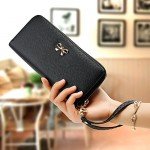 GEARONIC TM Women Wallet Long Clutch Faux Leather Card Holder Fashion Purse Lady Woman Handbag Bag