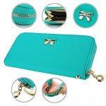 GEARONIC TM Women Wallet Long Clutch Faux Leather Card Holder Fashion Purse Lady Woman Handbag Bag