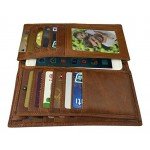 Genuine Leather Multi-function ID or Bank Card Wallet for Men