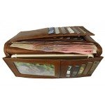 Genuine Leather Multi-function ID or Bank Card Wallet for Men