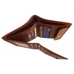 Genuine Leather Multi-function ID or Bank Card Wallet for Men