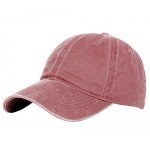 Glamorstar Classic Unisex Baseball Cap Adjustable Washed Dyed Cotton Ball Hat