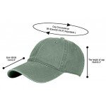 Glamorstar Classic Unisex Baseball Cap Adjustable Washed Dyed Cotton Ball Hat