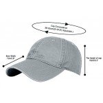 Glamorstar Classic Unisex Baseball Cap Adjustable Washed Dyed Cotton Ball Hat